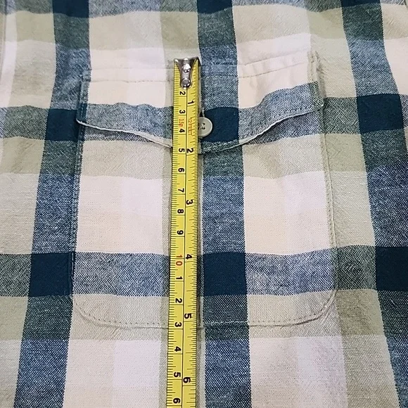 Men green XL casual/dress shirt - Picture 4 of 9